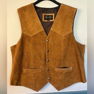 Vintage Scully leather vest.